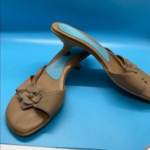 Nude heel reaction sandal